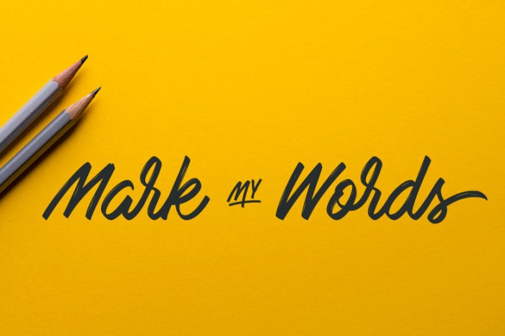 Mark My Words Font