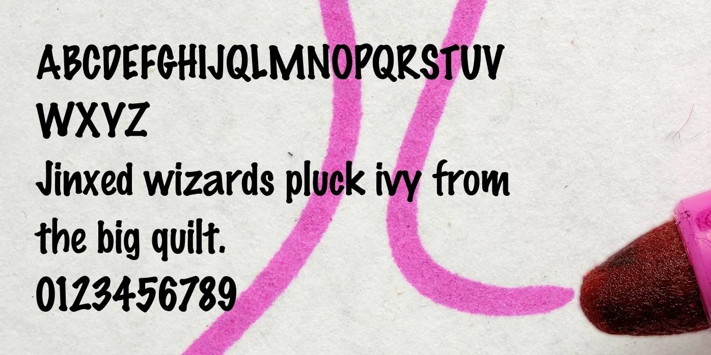 Marker Felt Font Preview