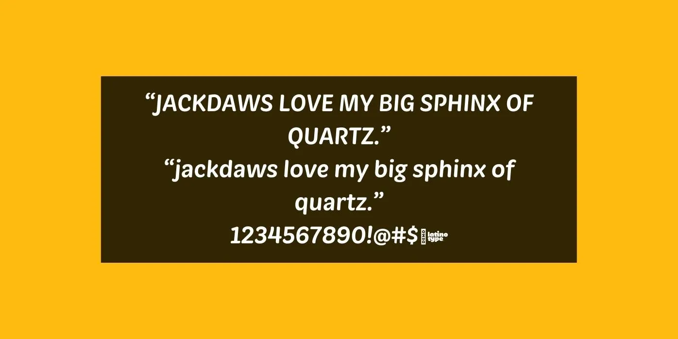 Market Font Preview