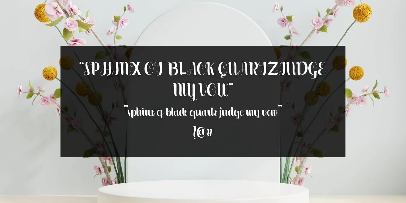 Masculine Font Preview