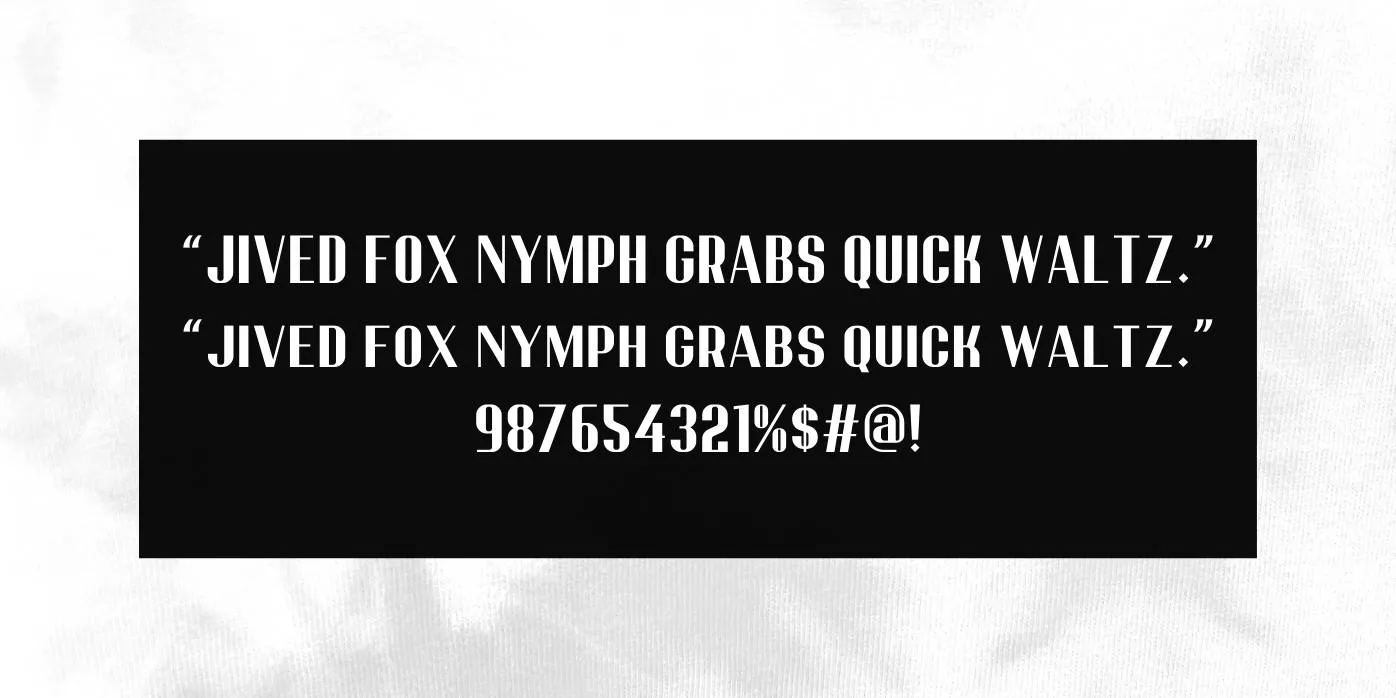 Mason Font Preview