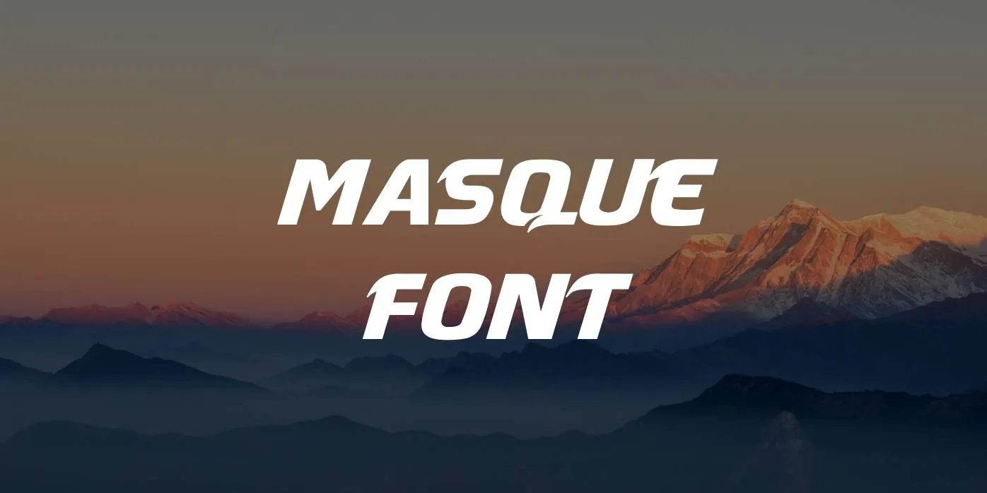 Masque Font