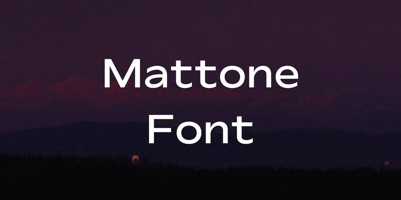Mattone Font