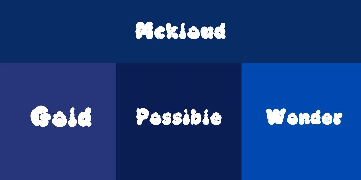 Mckloud Font Preview
