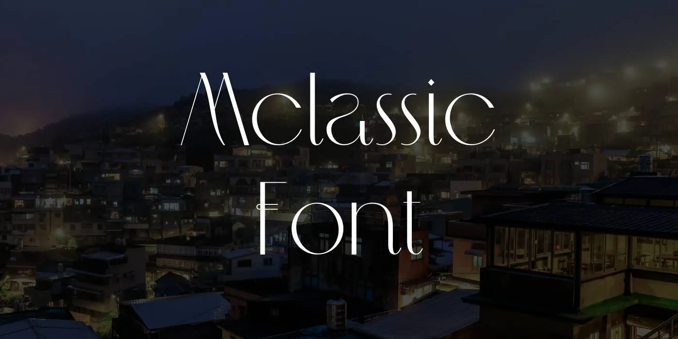 Mclassic Font