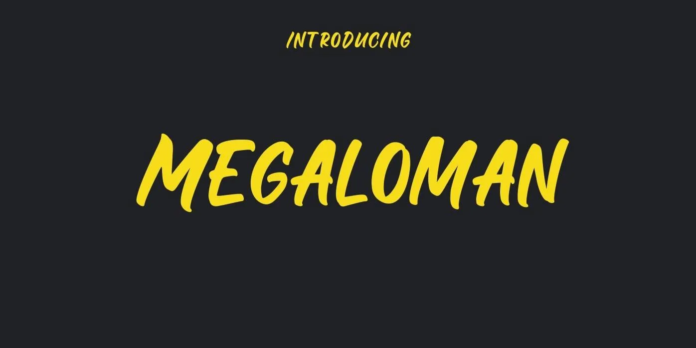 Megaloman Font