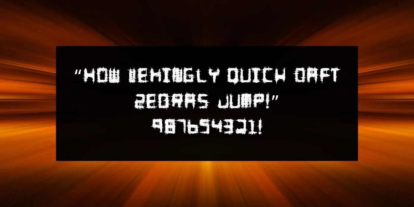 Melee Font Preview