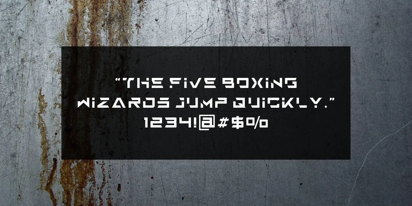 Mexon Font Preview