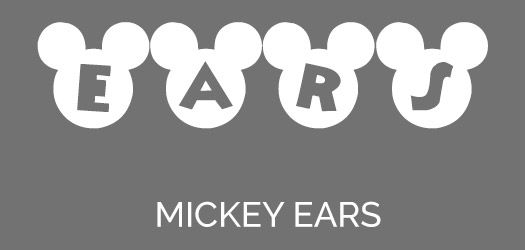 Mickey Ears Font
