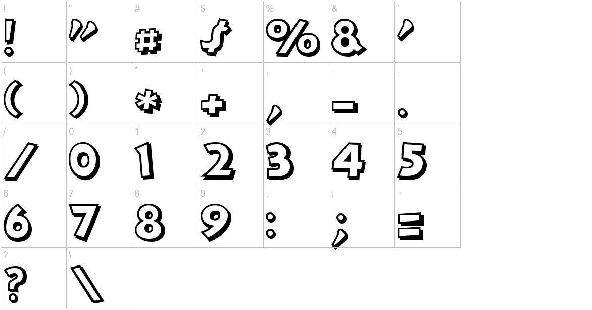 Mickey Font Preview