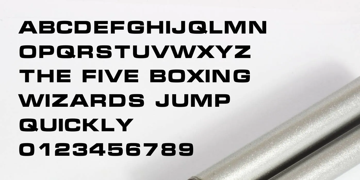 Microgramma Font Preview