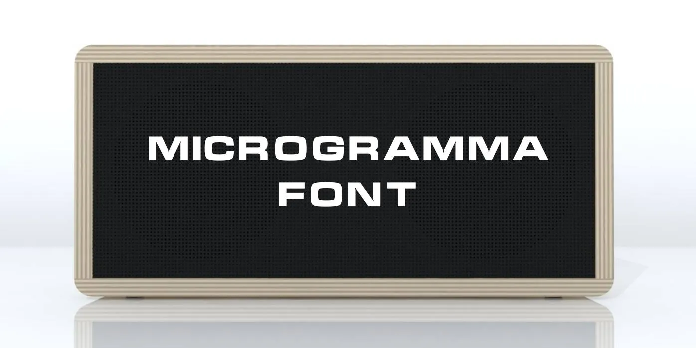 Microgramma Font