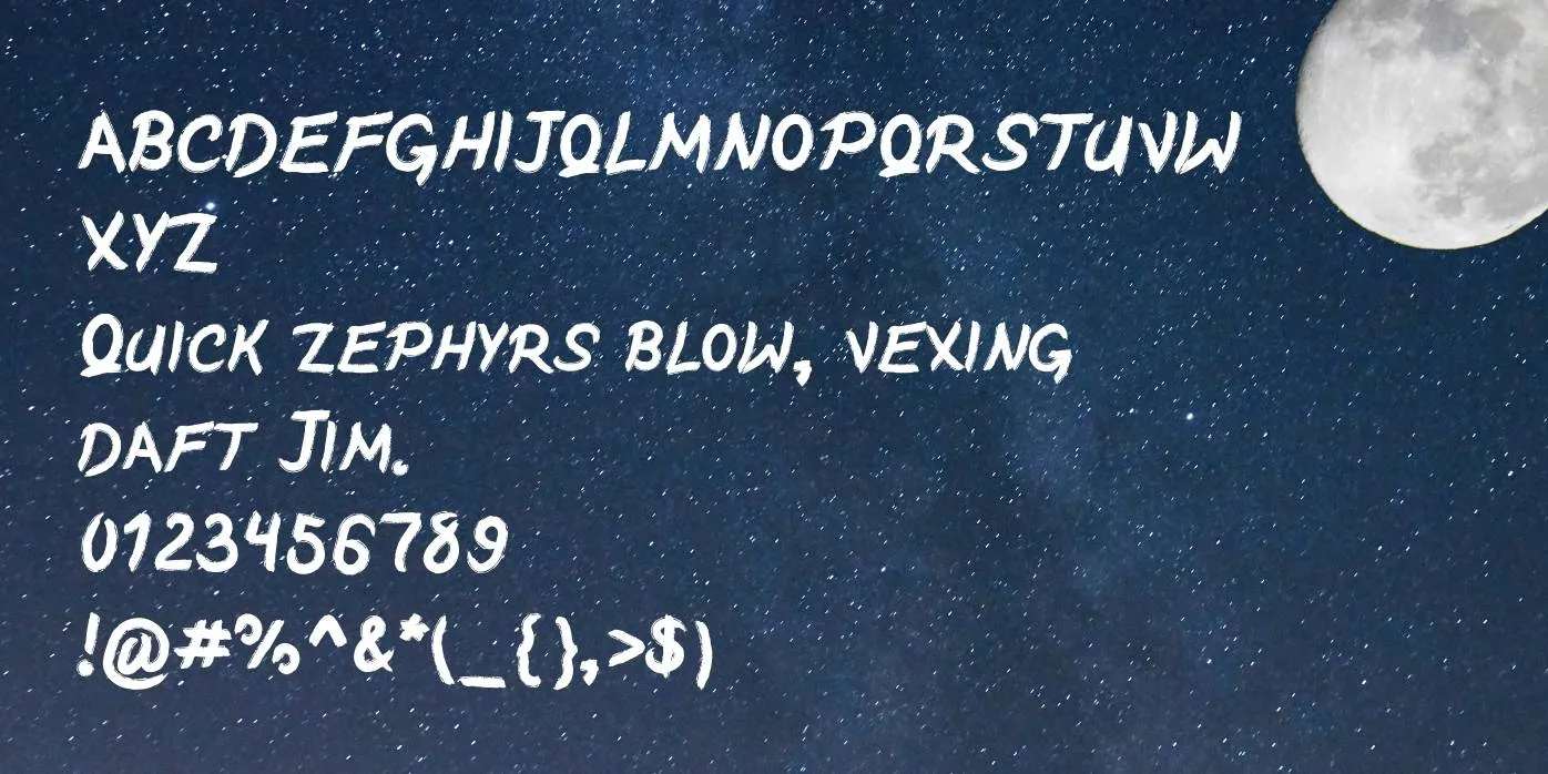 Midnight Font Preview