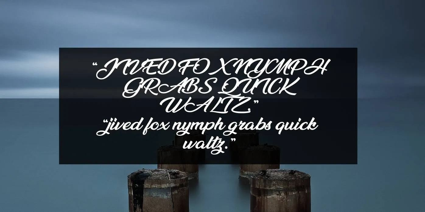 Millenia Font Preview
