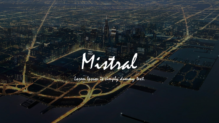 Mistral Font