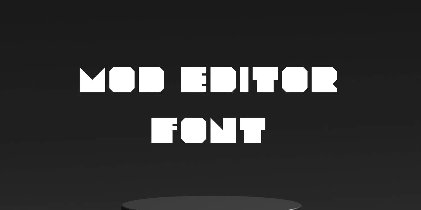 Mod Editor Font