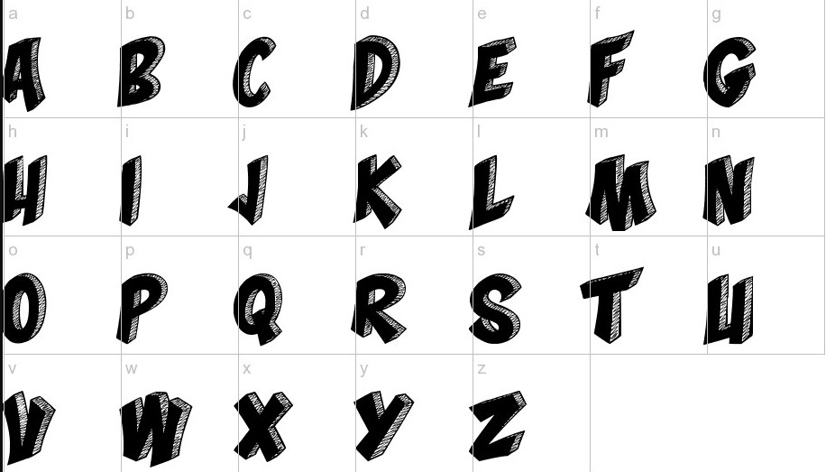 Mona Shark Font Preview
