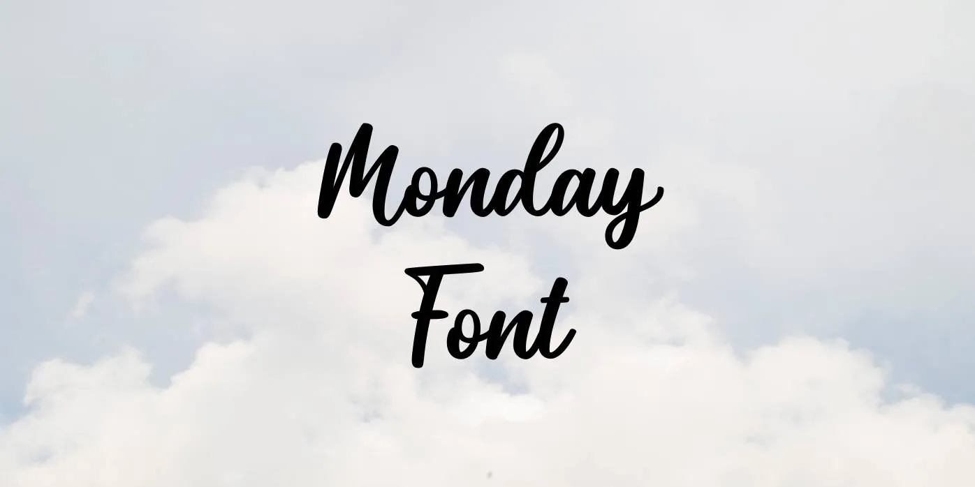 Monday Font