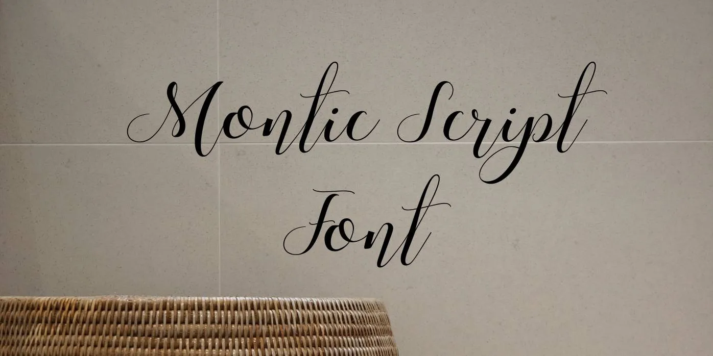 Montic Script Font