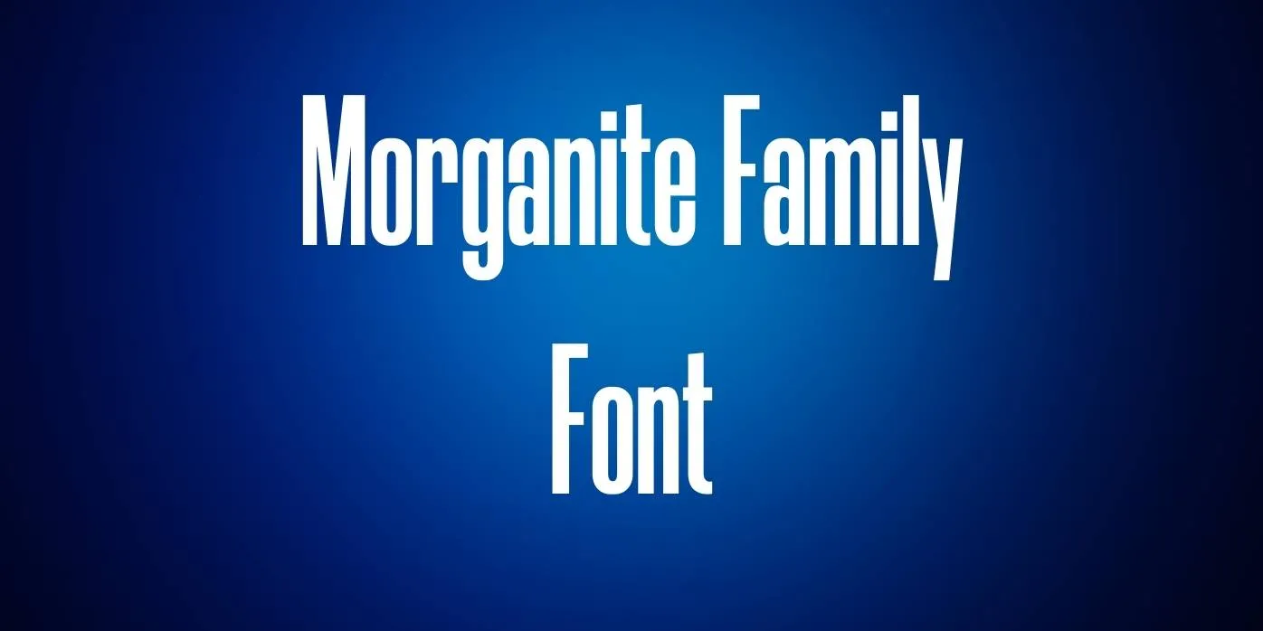 Morganite Family Font