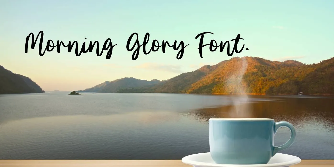 Morning Glory Font