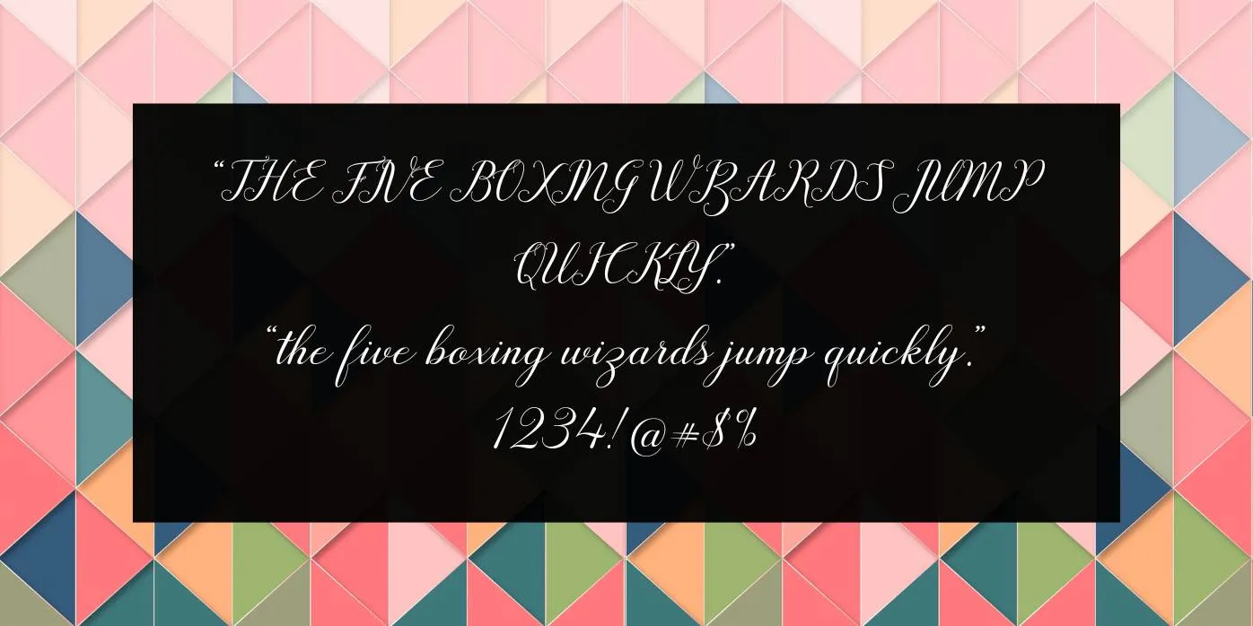 Motesia Script Font Preview