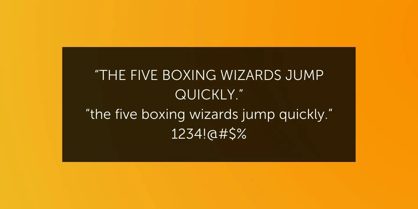 Museo Sans Font Preview