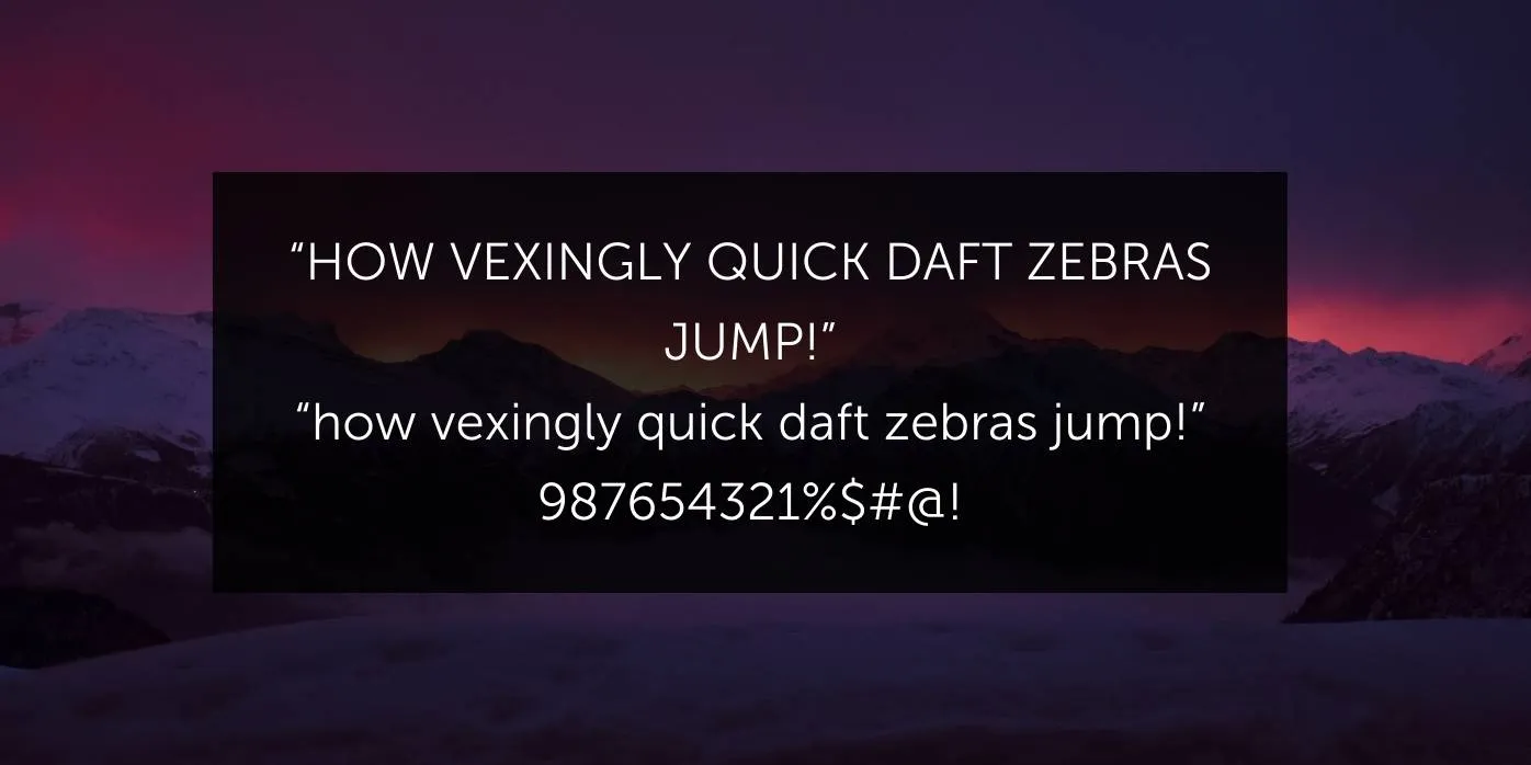 Museo Slab Font Preview