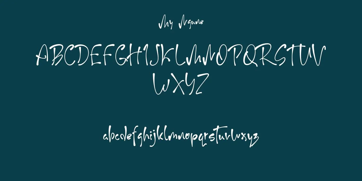 My Ngune Font Preview