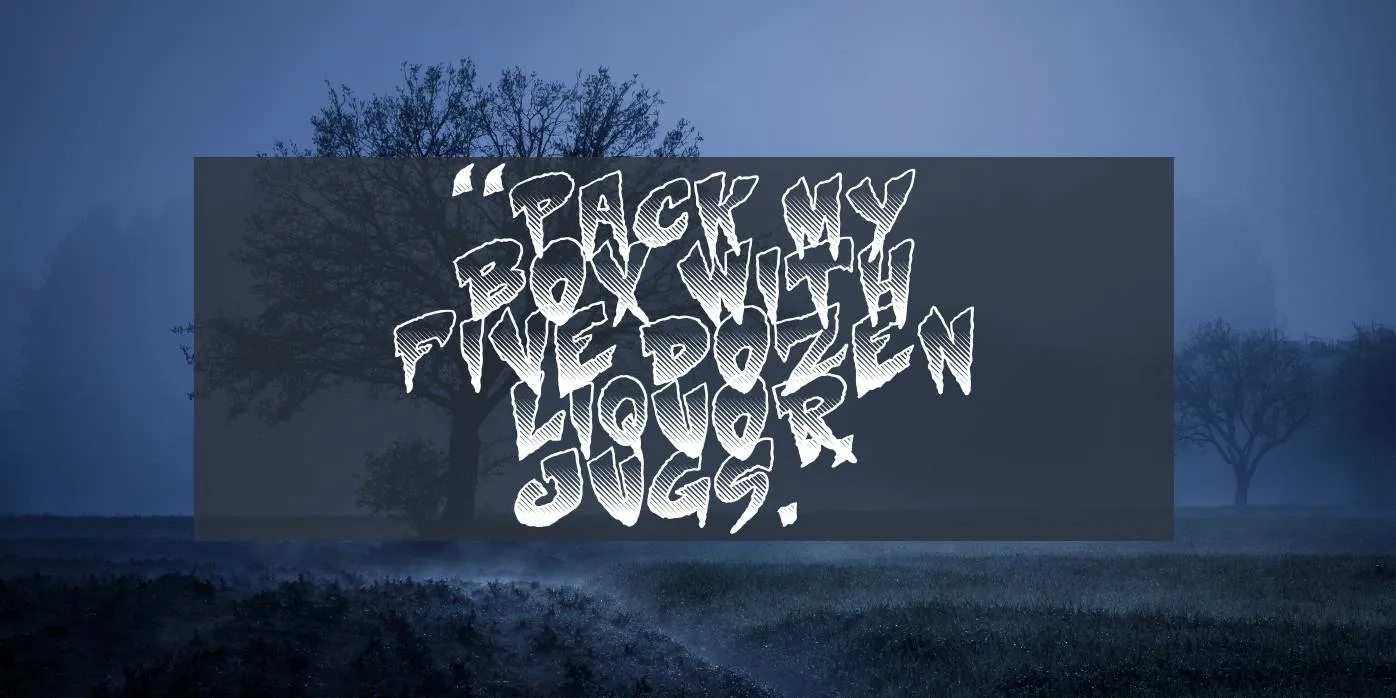 Mystery Font Preview