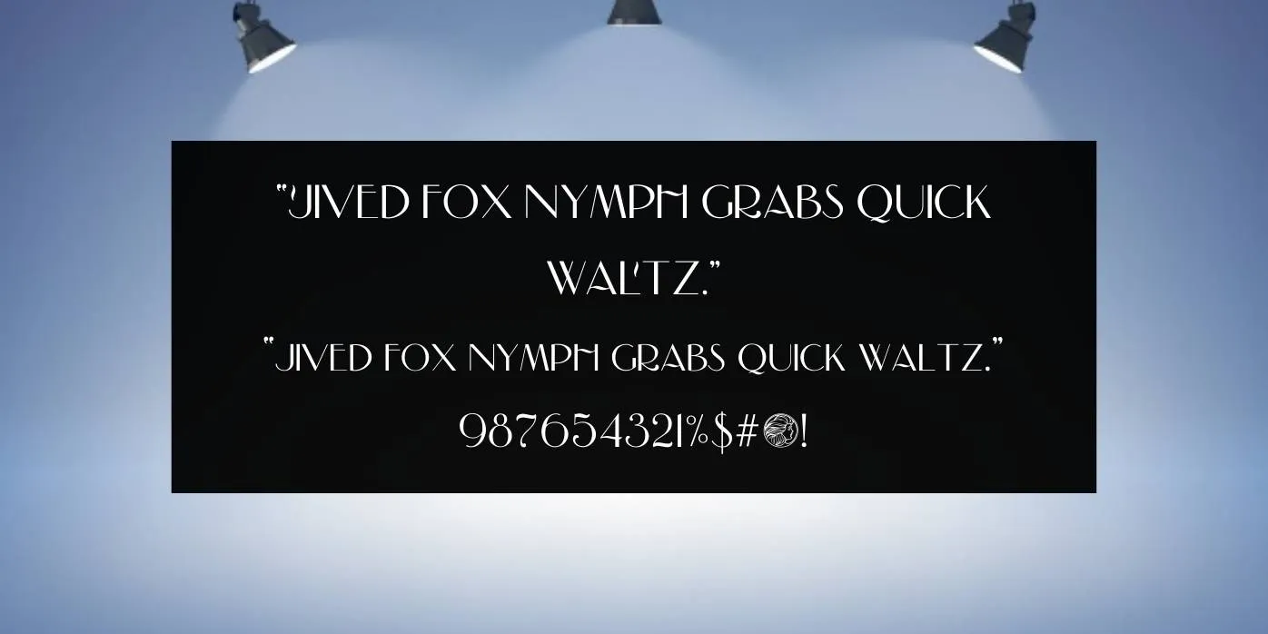 Nadall Font Preview