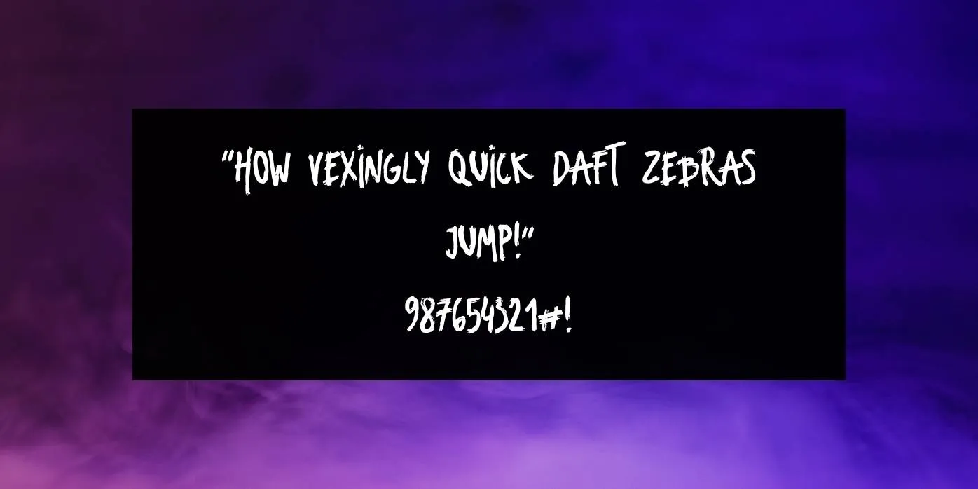 Nafta Brush Font Preview