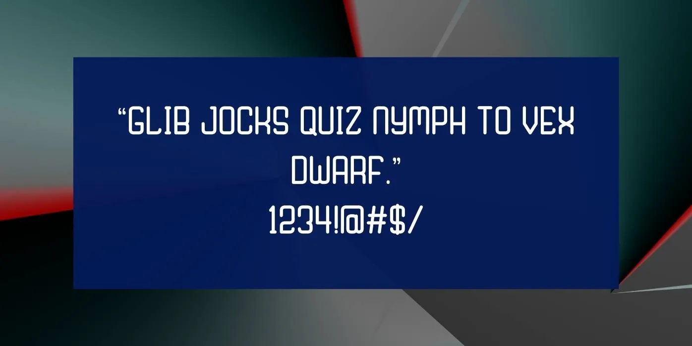 Nagaro Font Preview