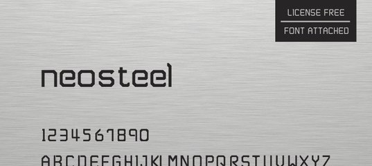 Neosteel Font