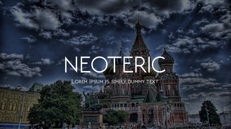 Neoteric Font