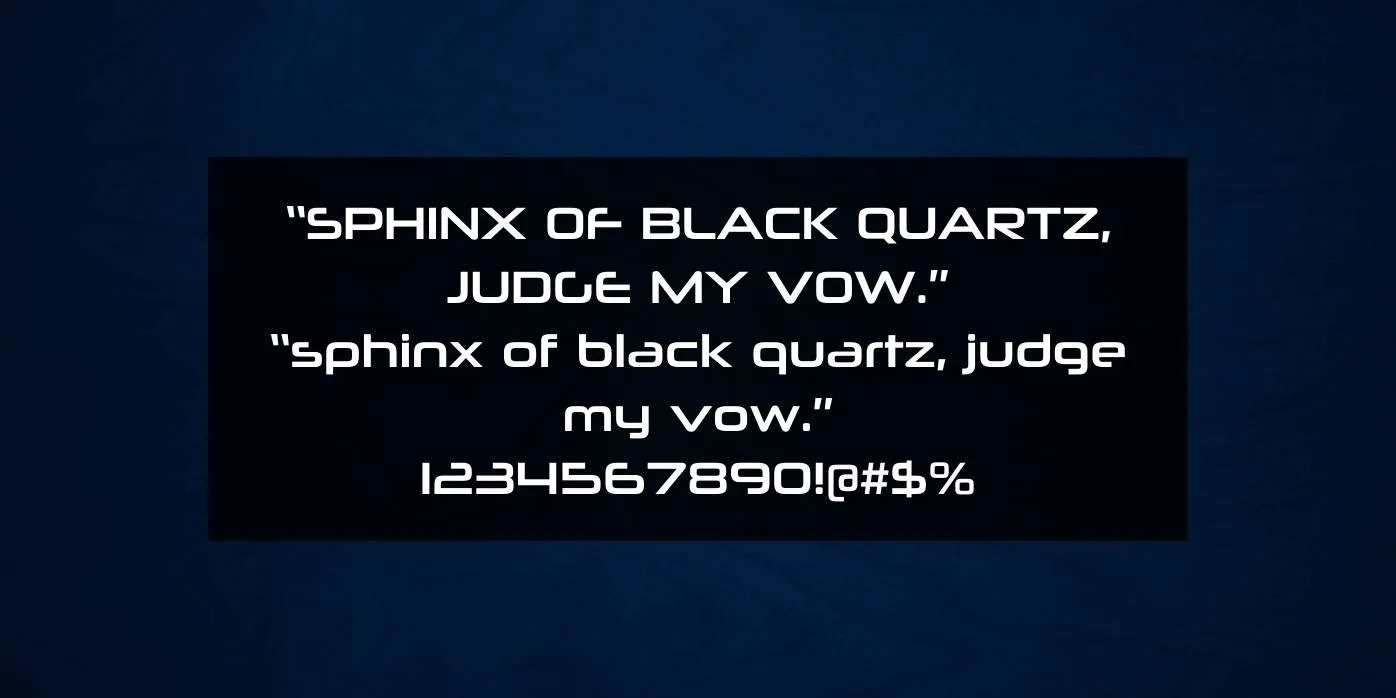 Neuropolitical Font Preview