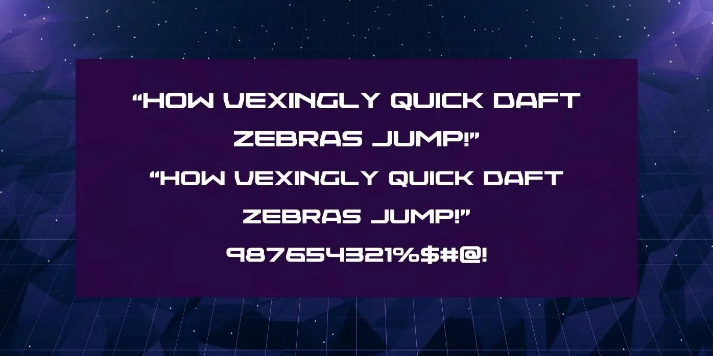 Neutron Dance Font Preview
