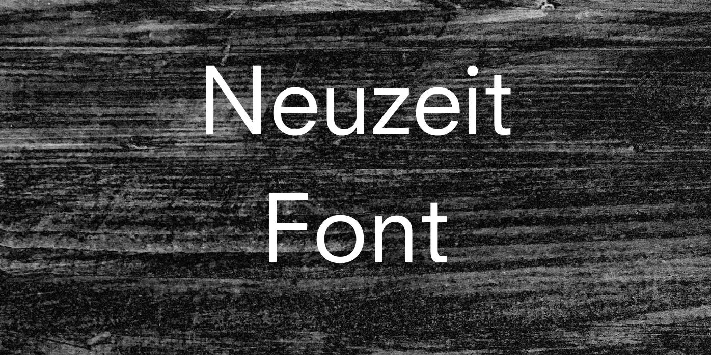 Neuzeit Font