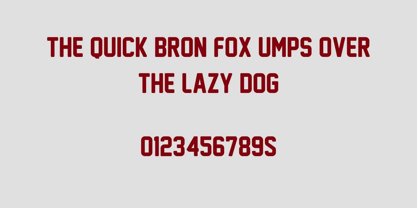 New Athletic M54 Font Preview