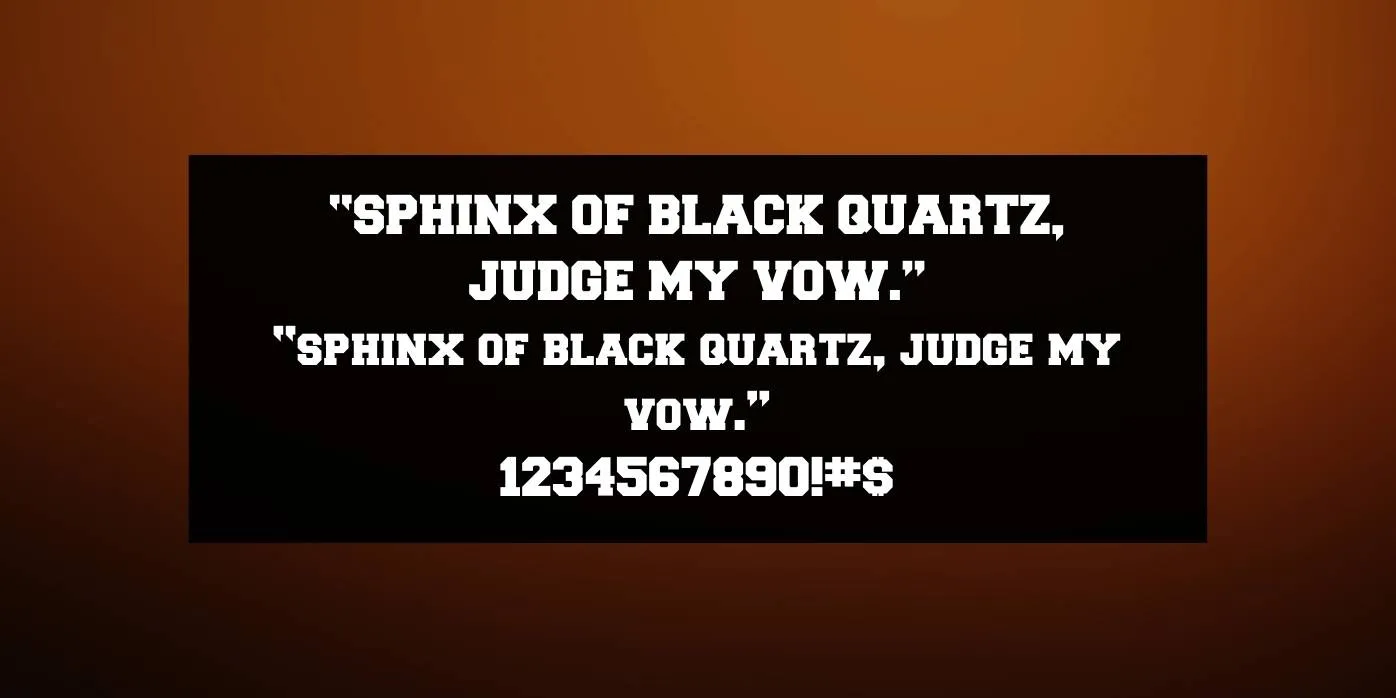 NFL Font Preview