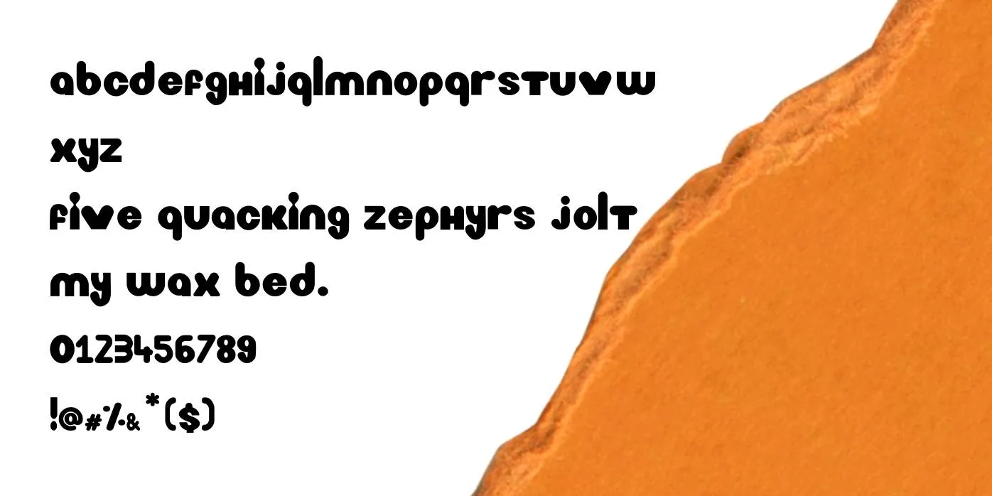 Nickelodeon Font Preview