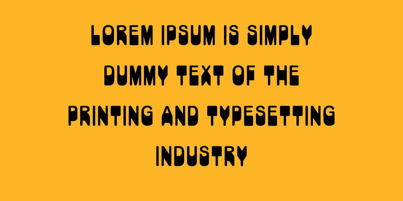 Nope Font Preview