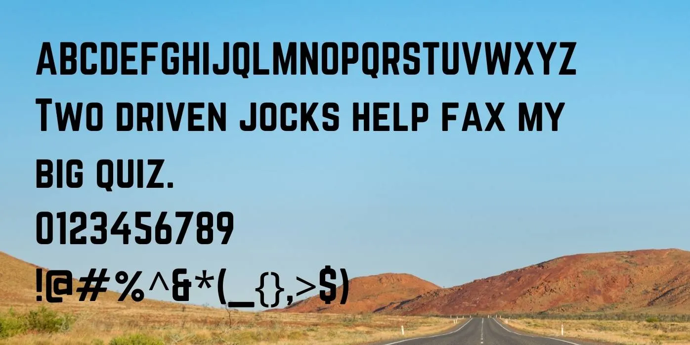Norwester Font Preview