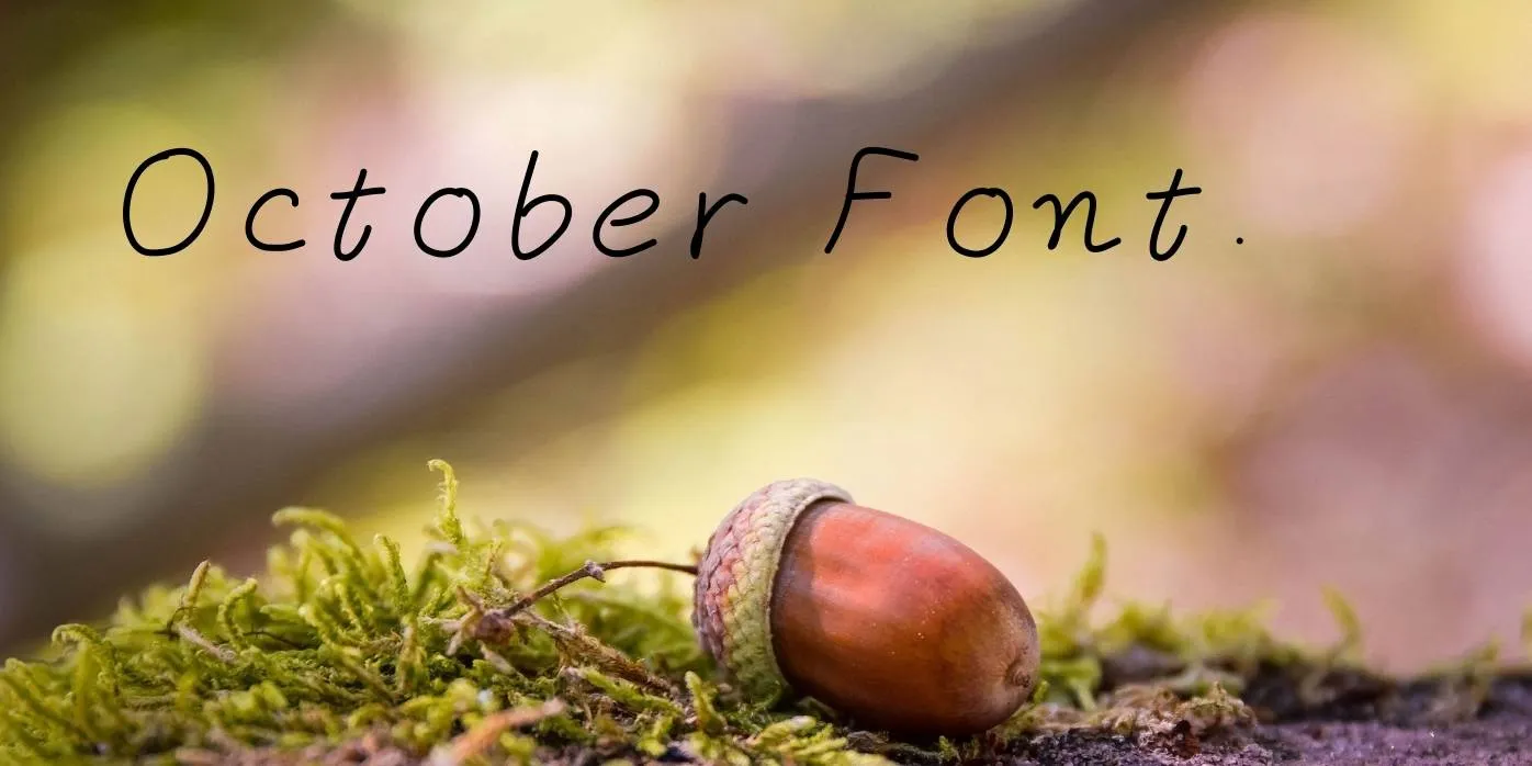 October Font