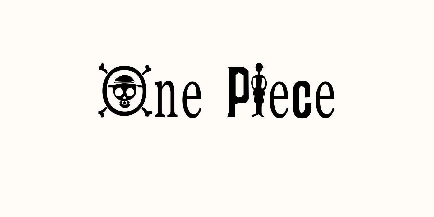 One Piece Logo Font