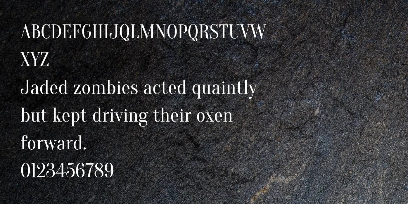 Oranienbaum Font Preview