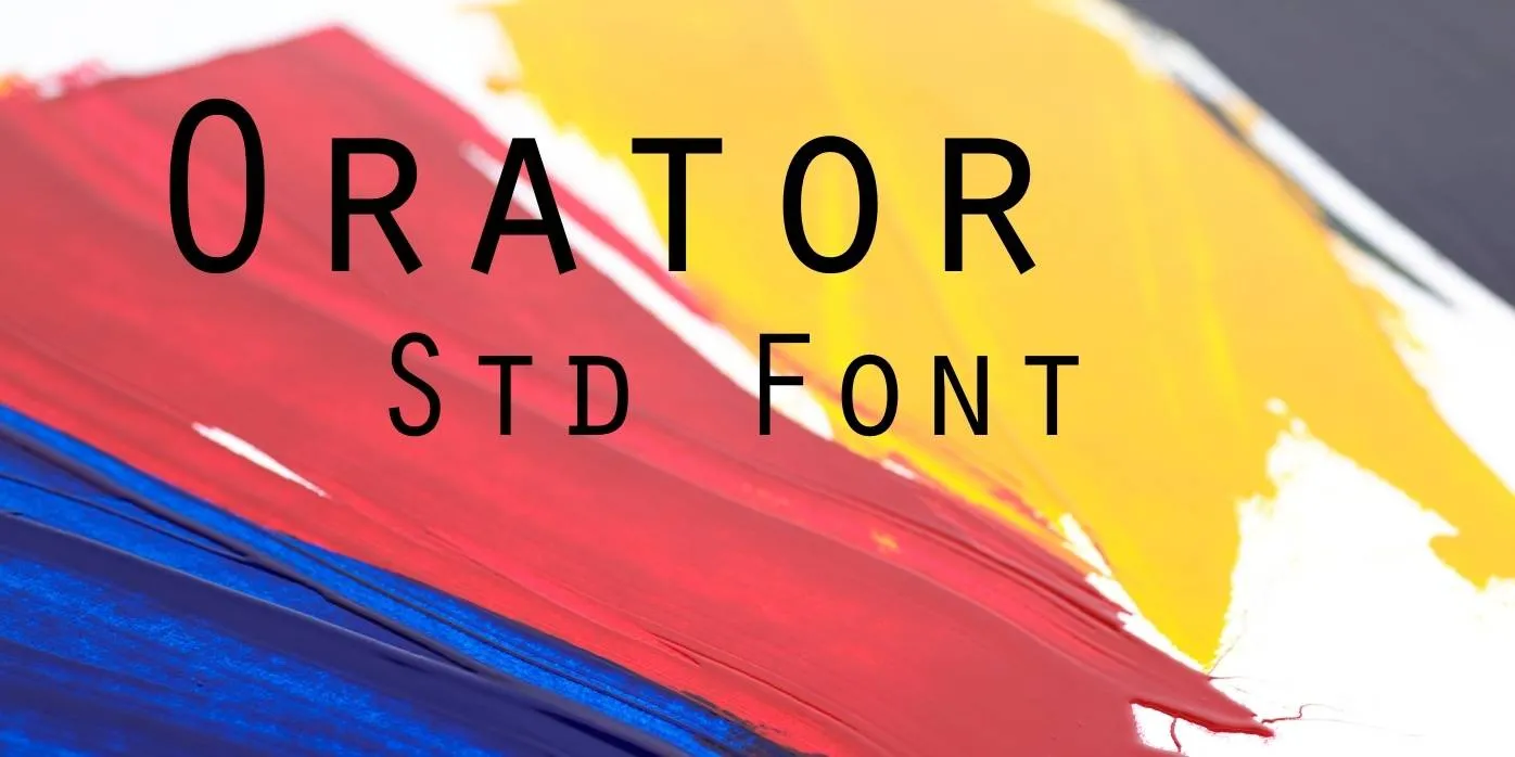 Orator Std Font