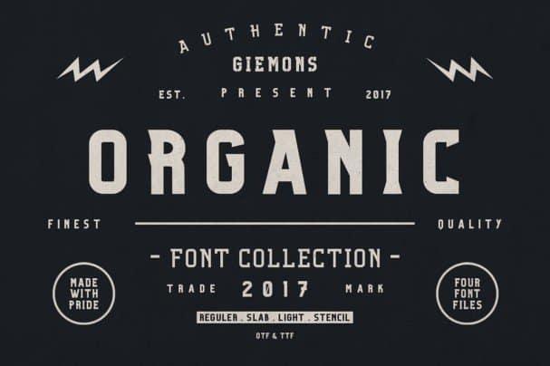 Organic Family Font