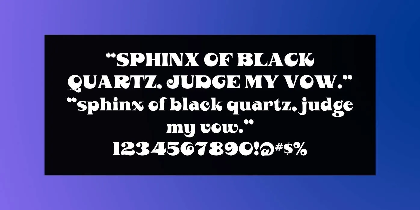 Orotund Font Preview