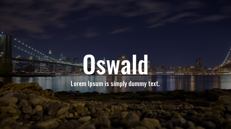 Oswald Font